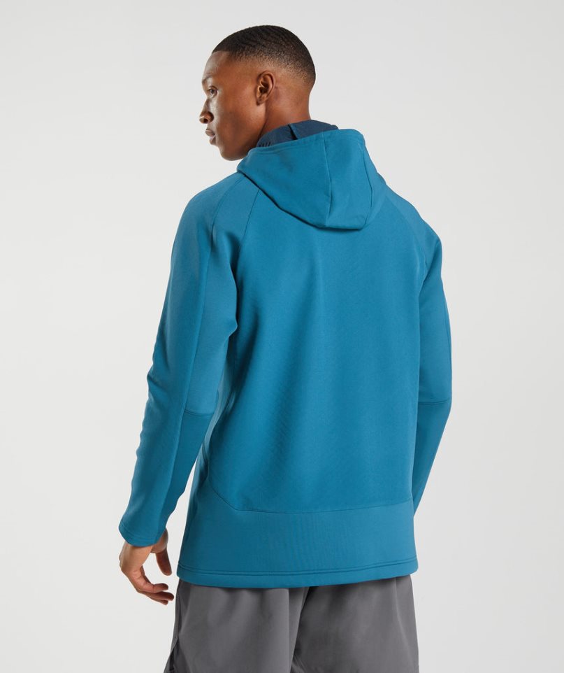 Men's Gymshark Apex Jackets Turquoise | NZ 4DYETI